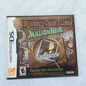 Mystery Case Files: MillionHeir Nintendo DS | CIB | Hidden Object Mystery